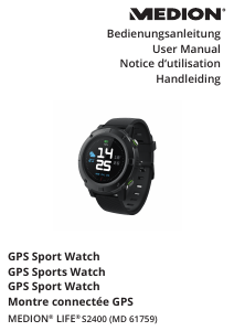 Bedienungsanleitung Medion LIFE S2400 (MD 61759) Sportuhr