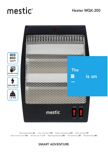 Manual de uso Mestic MQK-200 Calefactor