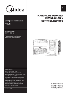 Manual de uso Midea MCVE09RE22F1 Aire acondicionado
