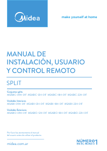 Manual de uso Midea MSABII-12H-01F Aire acondicionado