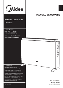 Manual de uso Midea CH-P120WAE1 Calefactor