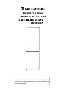 Manual de uso Milectric RCM-330B Frigorífico combinado