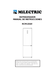 Manual Milectric RCM-231W Frigorífico combinado