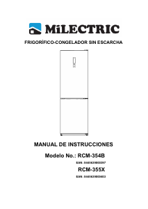 Manual Milectric RCM-354B Frigorífico combinado