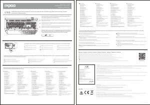 Manual Rapoo V780S Keyboard