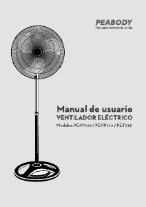 Manual de uso Peabody PE-VP100 Ventilador