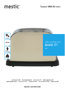 Manual Mestic MBR-80 Toaster