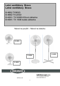 Manuál Bravo V-4693 Větrák