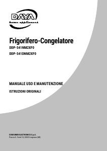 Manuale DAYA DDP-541NM2XF0 Frigorifero-congelatore