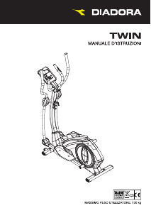 Manuale Diadora Twin Bicicletta ellittica