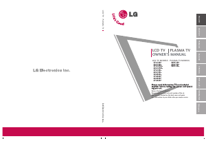 Manual LG 50PC1R-ZH Plasma Television