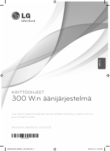 Käyttöohje LG NB3520A Kaiutin
