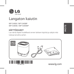 Käyttöohje LG NP1540B Kaiutin