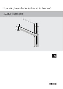Használati útmutató Franke Altea Csaptelep