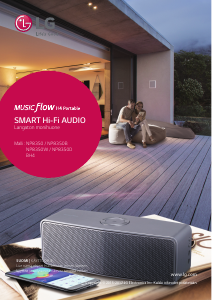 Käyttöohje LG NP8350 Kaiutin