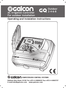 Manual Galcon AC-8 GQ Water Computer