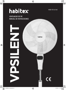 Manual de uso Habitex 9016 R 40 Ventilador