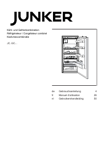 Handleiding Junker JC40GCSE0 Koelkast