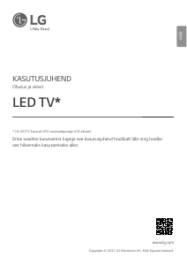 Kasutusjuhend LG 55NANO793PB LED-teler