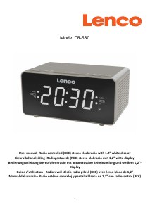 Bedienungsanleitung Lenco CR-530TP Uhrenradio