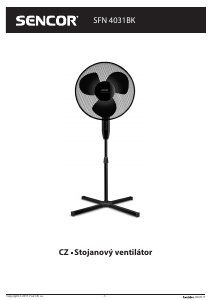Manuál Sencor SFN 4031BK Větrák