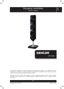 Manuál Sencor SFN 5040BL Větrák