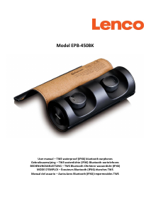 Mode d’emploi Lenco EPB-450BK Casque