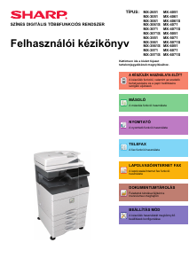 Használati útmutató Sharp MX-3061S Multifunkciós nyomtató