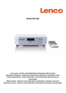 Mode d’emploi Lenco KCR-200WH Radio