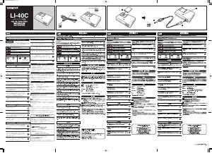 Bedienungsanleitung Olympus LI-40C Akkuladegerät