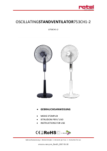 Manuale Rotel U753CH2 Ventilatore
