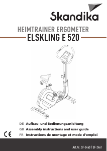 Handleiding Skandika SF-2461 Elskling E 520 Hometrainer