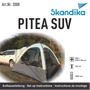 Bedienungsanleitung Skandika 2008 Pitea SUV Zelt