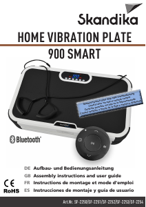 Manual de uso Skandika SF-2254 900 Smart Plataforma vibratoria