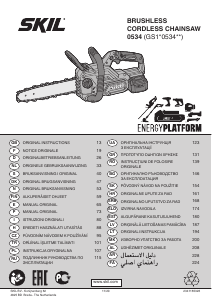 Manual de uso Skil 0534 CA Sierra de cadena