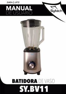 Manual de uso Sytech SY-BV11 Batidora