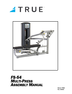 Manual True FS-54 Multi-gym