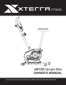 Handleiding XTERRA UB120 Hometrainer