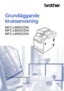 Bruksanvisning Brother MFC-L8850CDW Multifunktionsskrivare