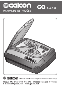 Manual Galcon AC-8 GQ Computador de rega