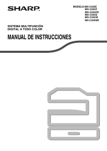 Manual de uso Sharp MX-C250E Impresora multifunción