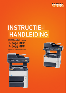 Handleiding UTAX P-4030 MFP Multifunctional printer