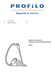 Manual Profilo PSP5U200 Vacuum Cleaner