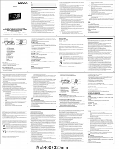 Handleiding Lenco CR-30BK Wekker