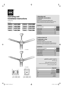 Manual KDK X56XC Ceiling Fan