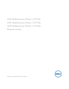 Brugsanvisning Dell E515dn Multifunktionsprinter