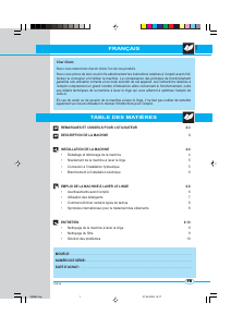 Mode d’emploi Ardo WD800 Lave-linge