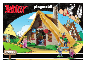 Manuale Playmobil set 70932 Asterix Capanna di Abraracourcix