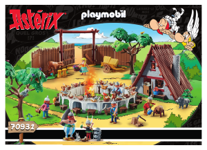 Manual Playmobil set 70931 Asterix The village banquet