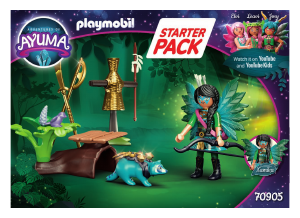 Bedienungsanleitung Playmobil set 70905 Ayuma Knight Fairy mit Waschbär